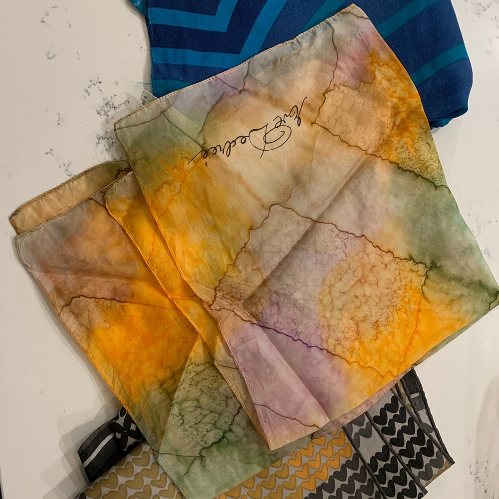 Silk scarves